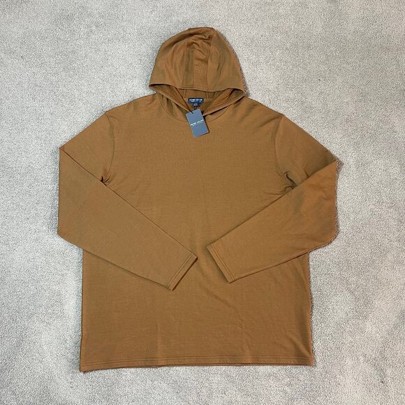 Peter Millar Crown Crafted Excursionist Flex Popover Hoodie Wool Blend Men's XXL - Picture 3 of 6